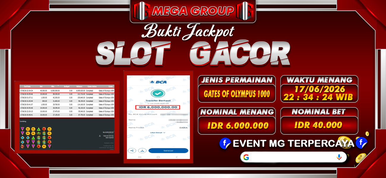 Bukti JP situs Okewla hari Kamis, 18 Juni 2026