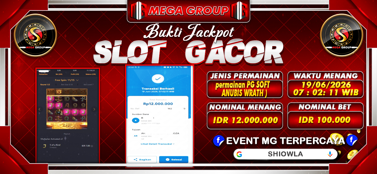 Bukti JP situs Shiowla hari Jumat, 19 Juni 2026